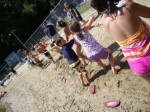 Kids playing tug a war
